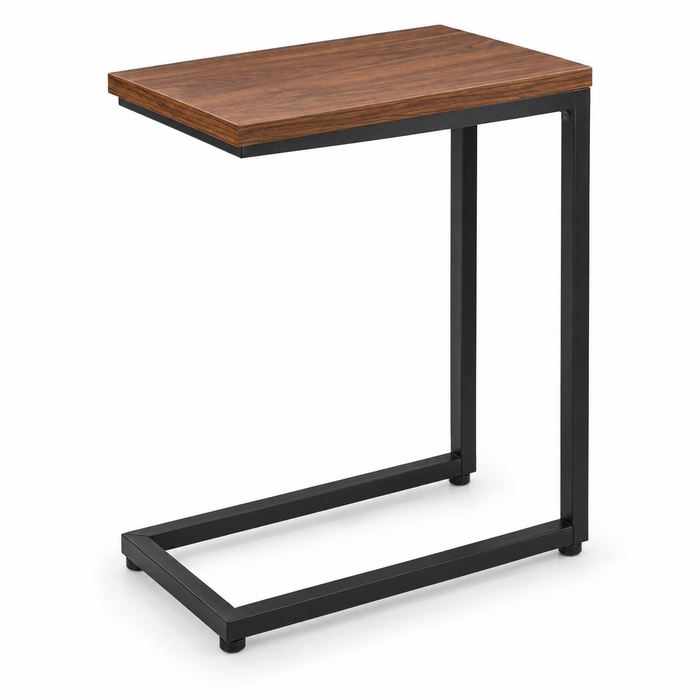 Compact C-Shaped Side Table